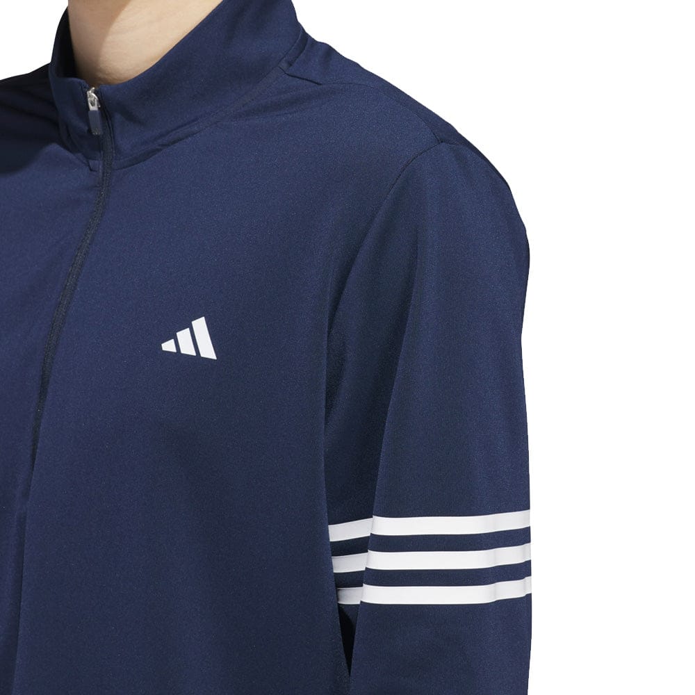 adidas 3-Stripes Half-Zip Top - Collegiate Navy - Image 3