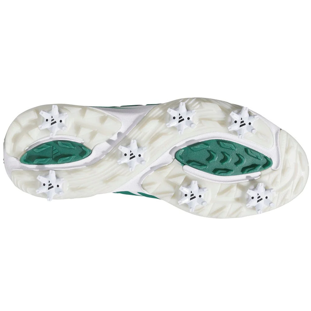 adidas Adipower 26 Waterproof Spiked Shoes - Cloud White/Collegiate Green/Crystal White - Image 2