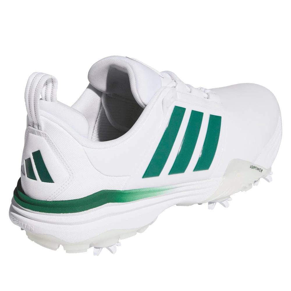 adidas Adipower 26 Waterproof Spiked Shoes - Cloud White/Collegiate Green/Crystal White - Image 6