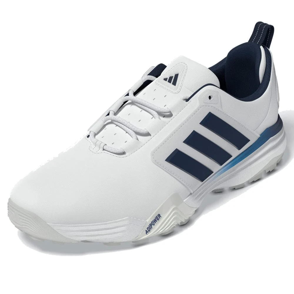 adidas Adipower 26 Waterproof Spikeless Shoes - Cloud White/Collegiate Navy/Lucid Orange - Image 4