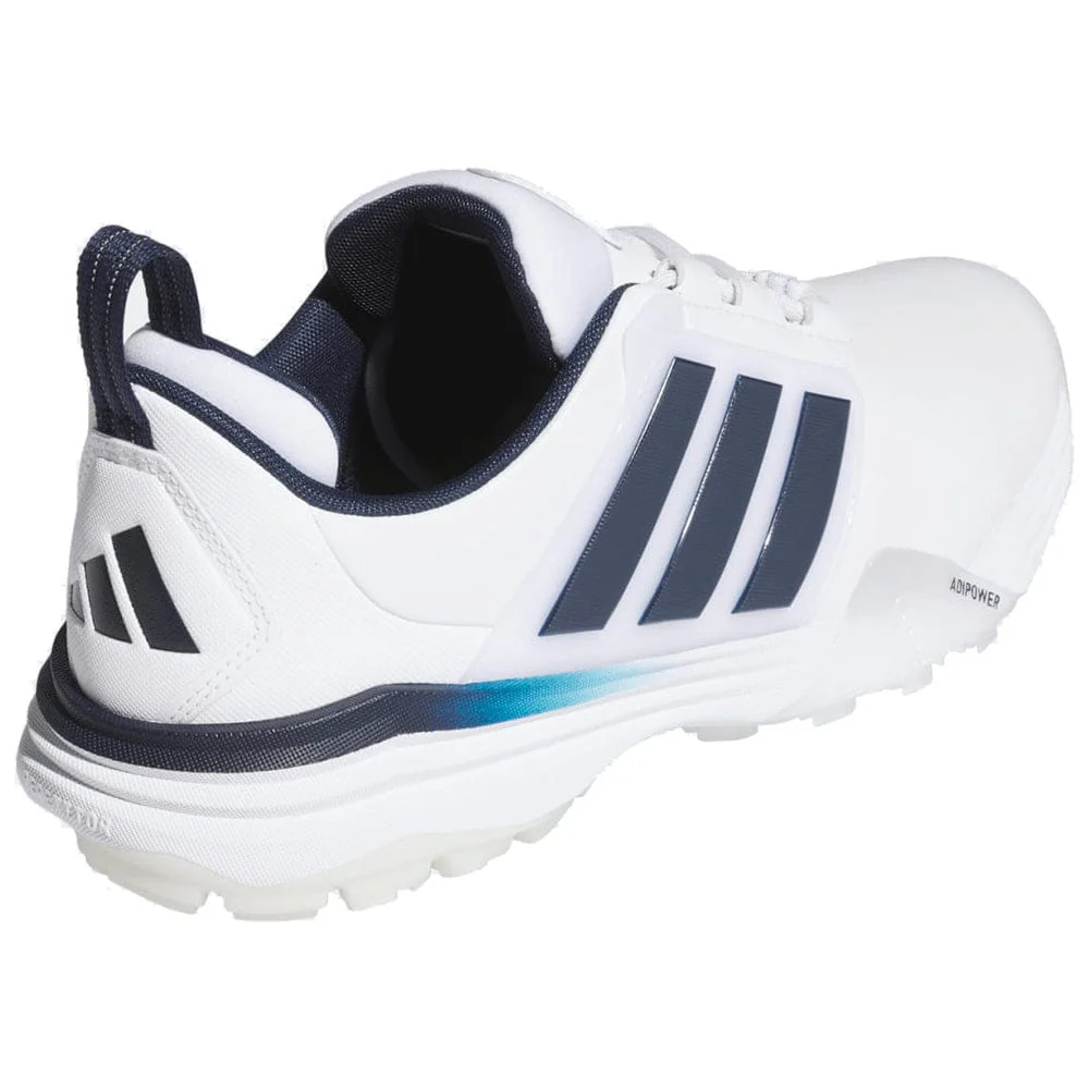 adidas Adipower 26 Waterproof Spikeless Shoes - Cloud White/Collegiate Navy/Lucid Orange - Image 7