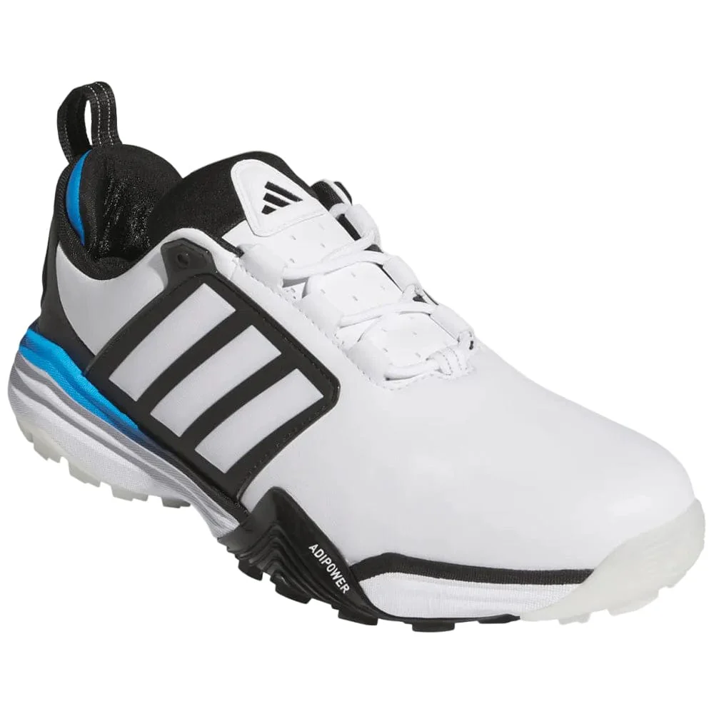 adidas Adipower 26 Waterproof Spikeless Shoes - Cloud White/Core Black/Lucid Ray Blue - Image 5