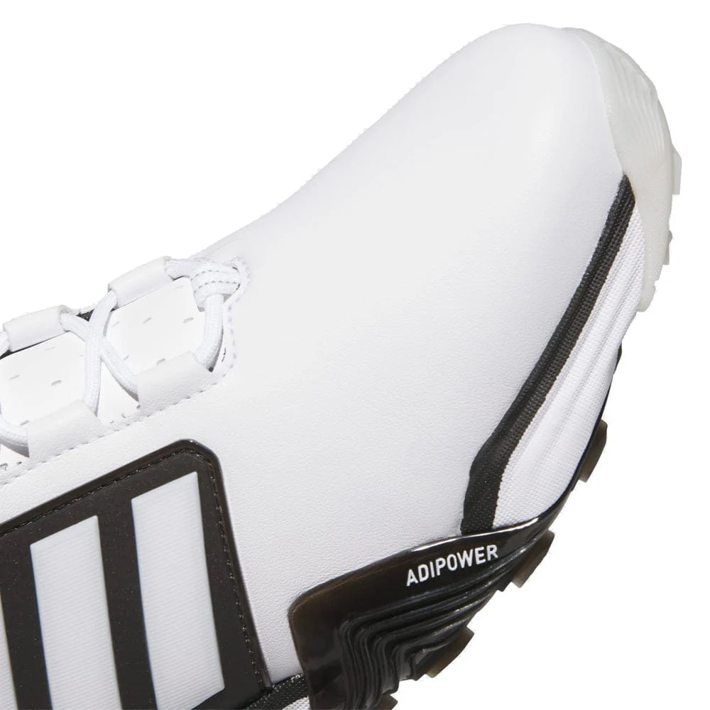 adidas Adipower 26 Waterproof Spikeless Shoes - Cloud White/Core Black/Lucid Ray Blue - Image 8