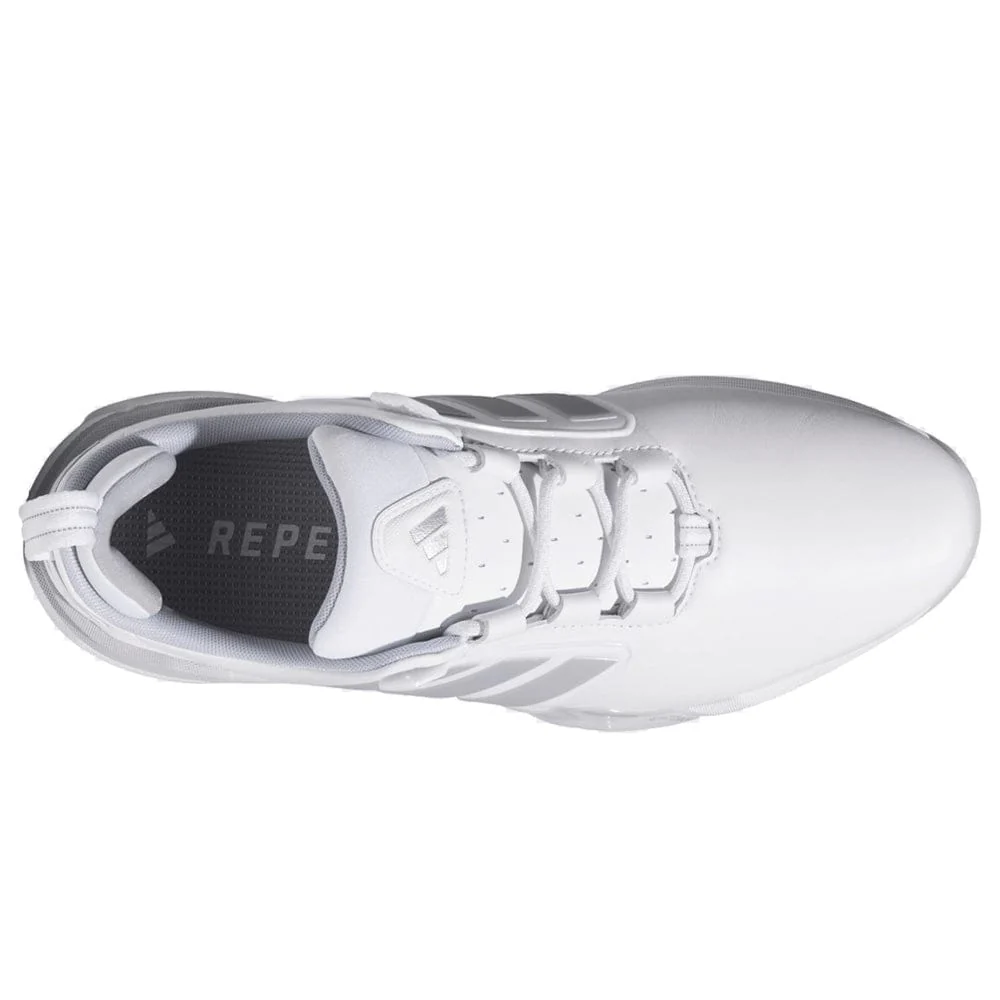adidas Adipower 26 Waterproof Spikeless Shoes - Cloud White/Silver Met./Halo Silver - Image 5