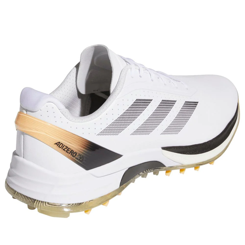 adidas Adizero ZG Waterproof Spikeless Shoes - Cloud White/Core Black/Ice Tangerine - Image 6