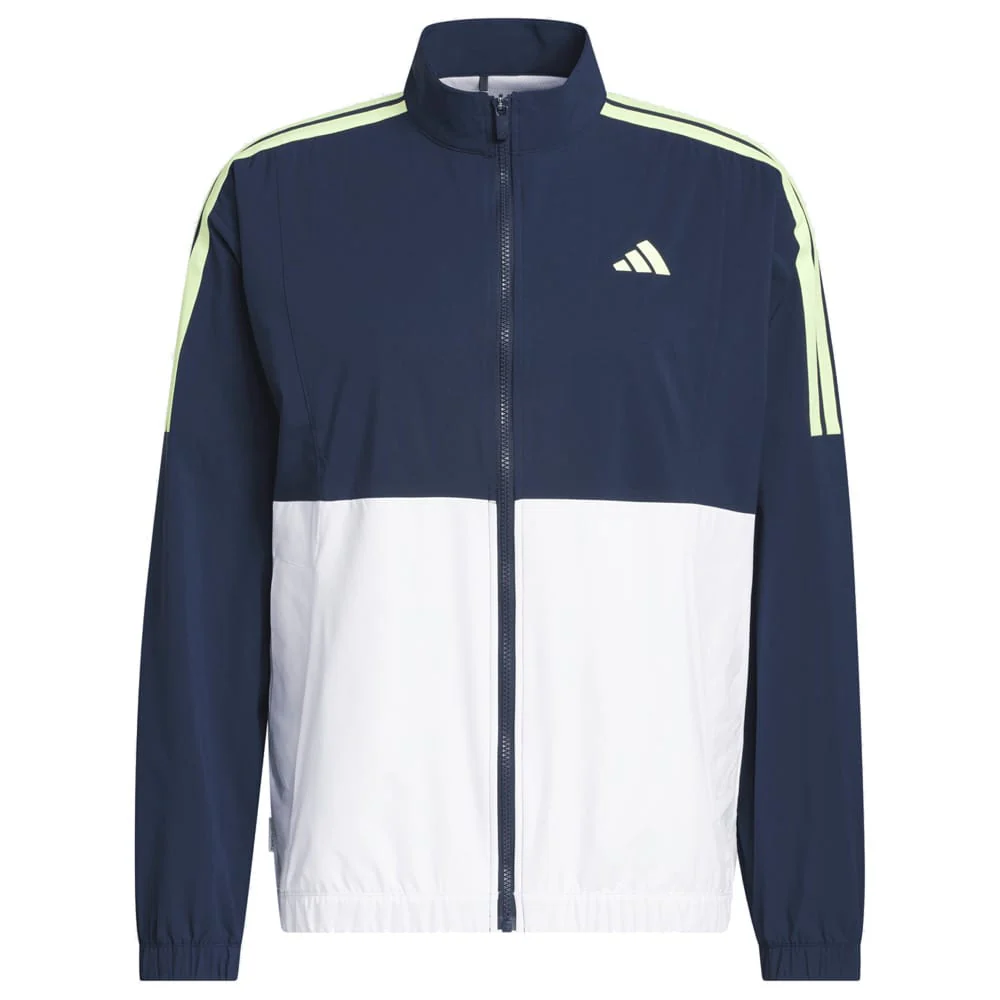 adidas Beyond The Course Windbreaker - White/Collegiate Navy