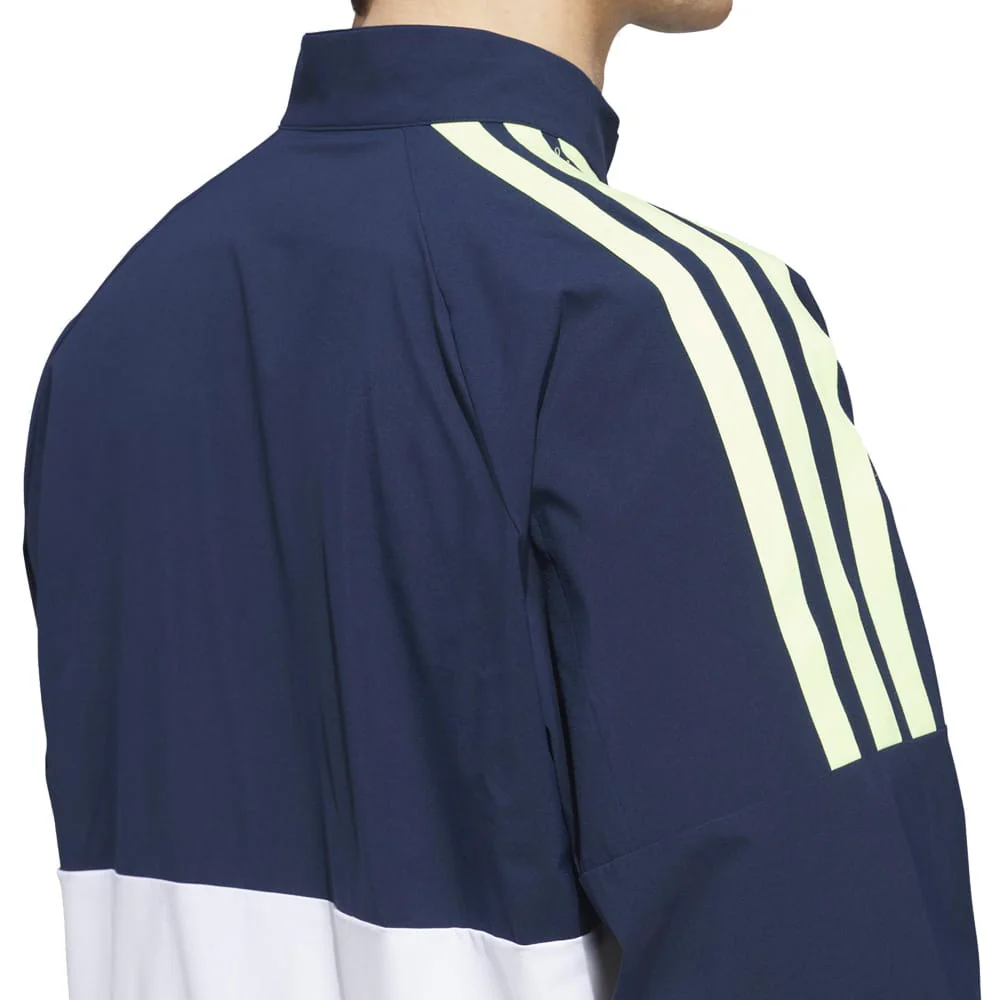 adidas Beyond The Course Windbreaker - White/Collegiate Navy - Image 5