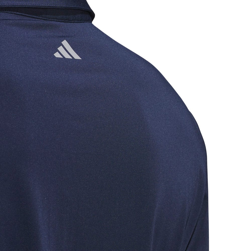 adidas Core Long Sleeve Polo Shirt - Collegiate Navy - Image 6