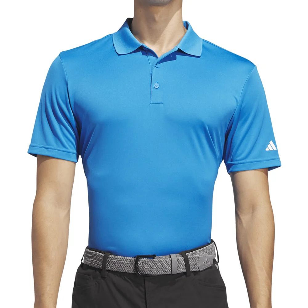 adidas Core Performance Primegreen Polo Shirt - Bright Blue - Image 3