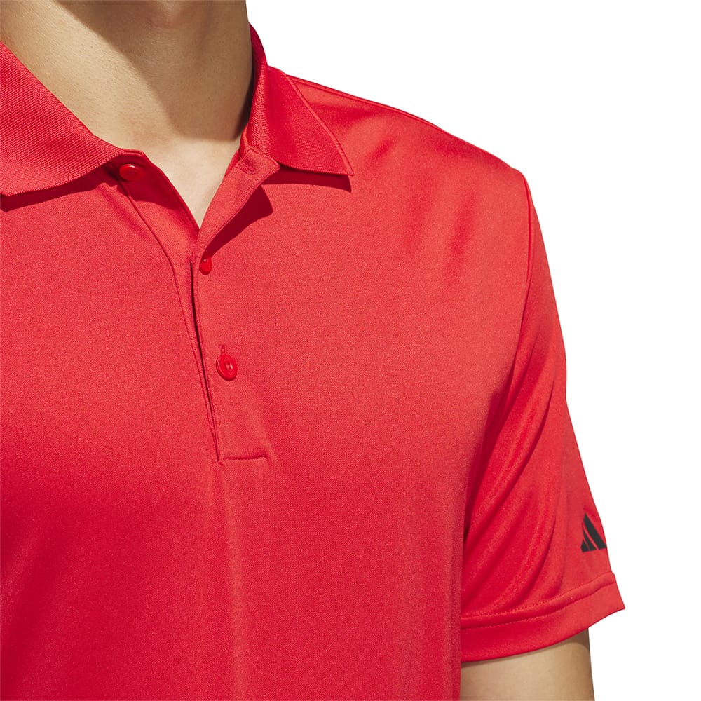 adidas Core Performance Primegreen Polo Shirt - Collegiate Red - Image 2