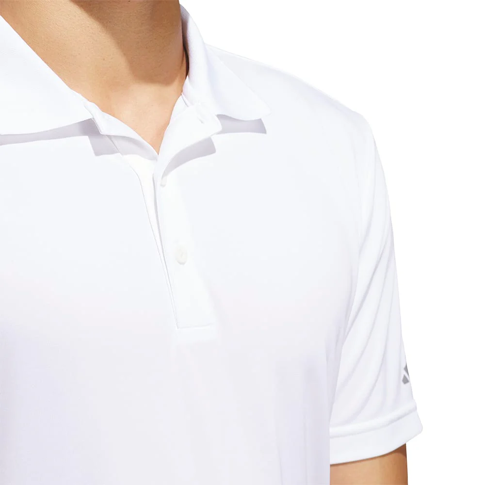 adidas Core Performance Primegreen Polo Shirt - White - Image 3