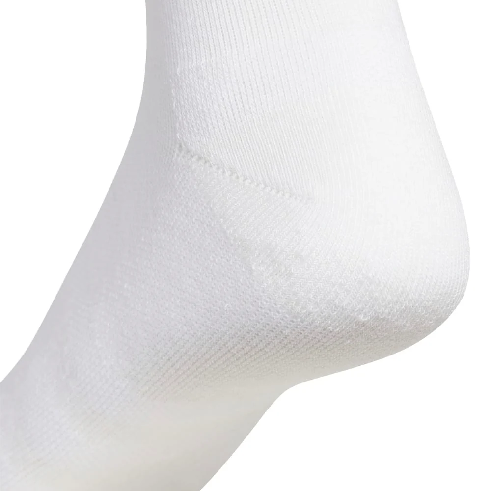 adidas Crew Socks 3 Pairs - White/Grey Three/Black - Image 5
