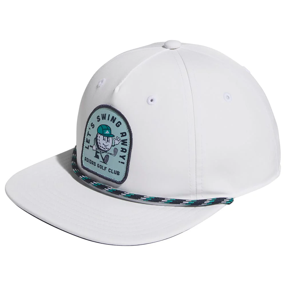 adidas Lets Swing Away 5-panel Rope Cap - White