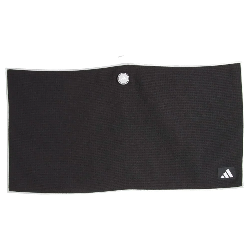 adidas Magnetic Microfiber Players Cart Towel - Black
