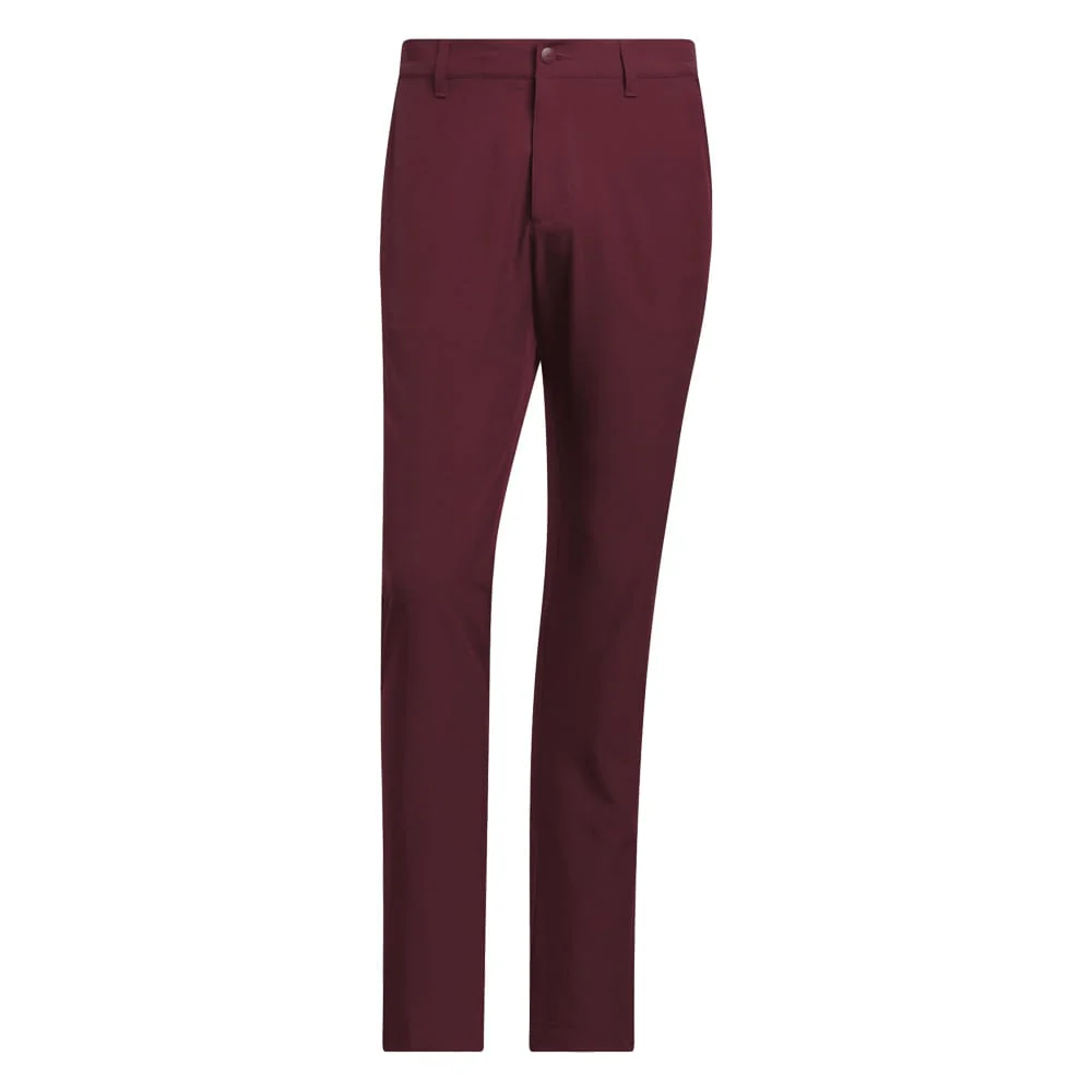 adidas Mens Ultimate365 Tapered Trousers - Maroon