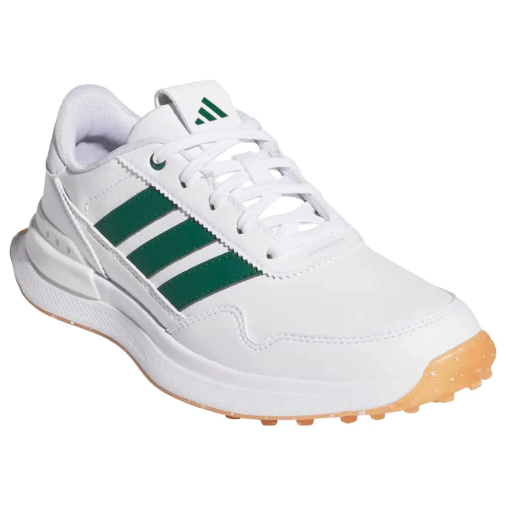 adidas S2G 26 Junior Spikeless Golf Shoes - Cloud White/Collegiate Green/Gum M2 - Image 4