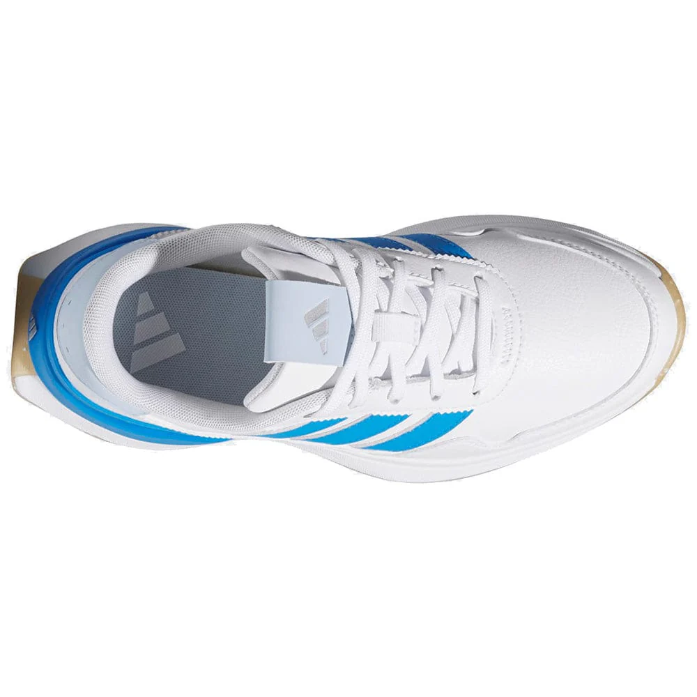 adidas S2G 26 Junior Waterproof Spikeless Golf Shoes - Cloud White/Lucid Ray Blue/Crystal Sky - Image 4