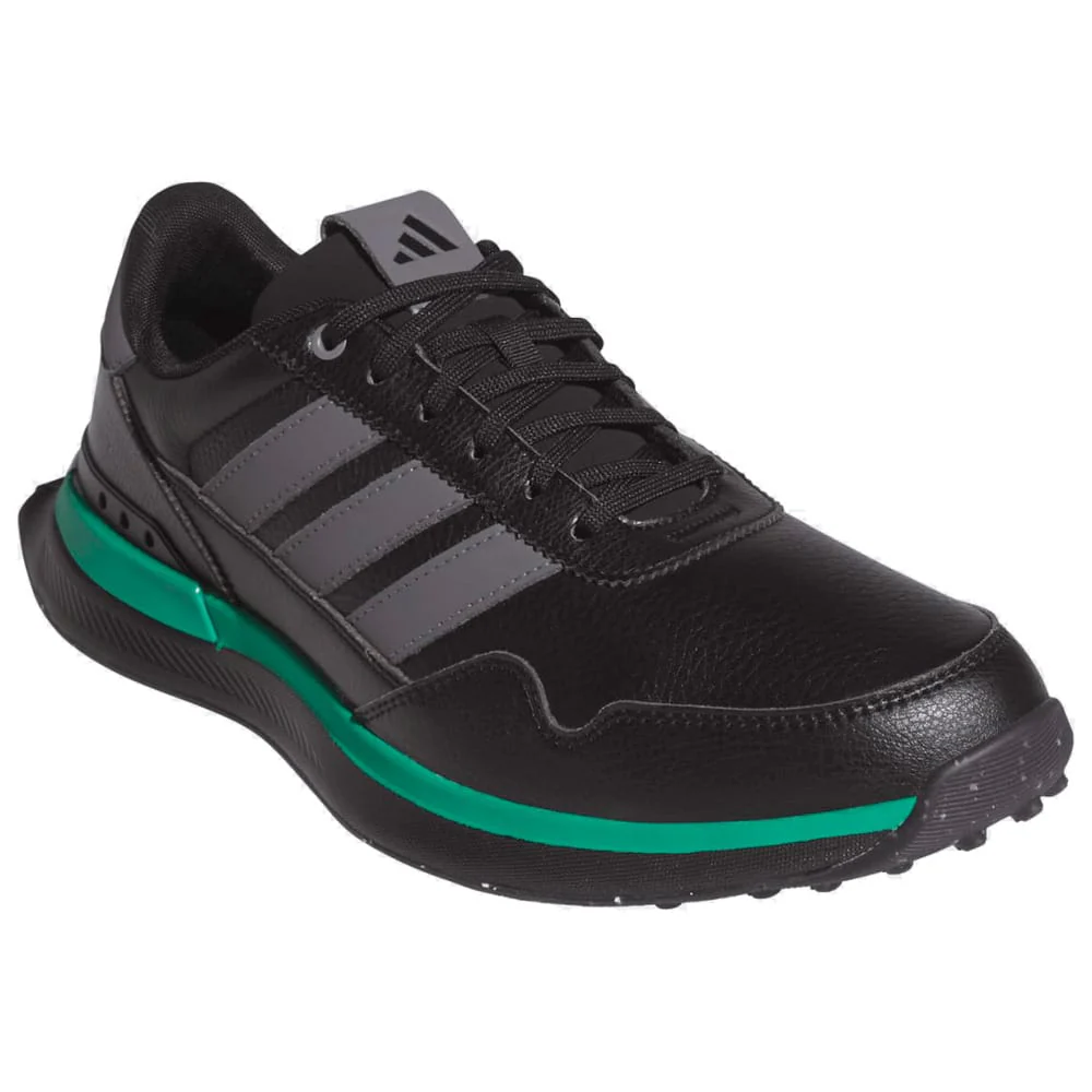 adidas S2G 26 Leather Waterproof Spikeless Shoes - Core Black/Grey Four/Court Green - Image 2