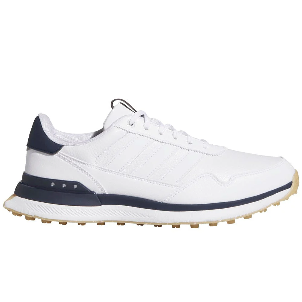 adidas S2G 26 Leather Waterproof Spikeless Shoes - Cloud White/Cloud White/Collegiate Navy