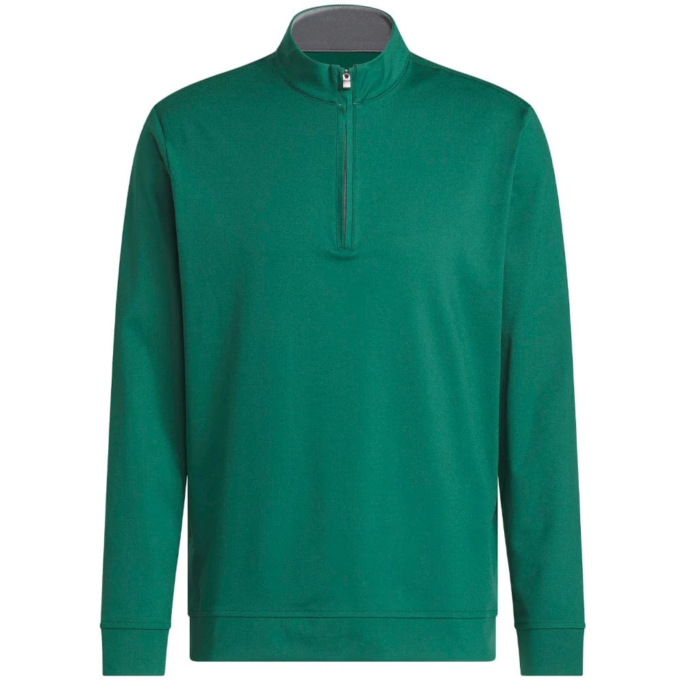 adidas Ultimate365 Classic Quarter-Zip - Collegiate Green - Image 3