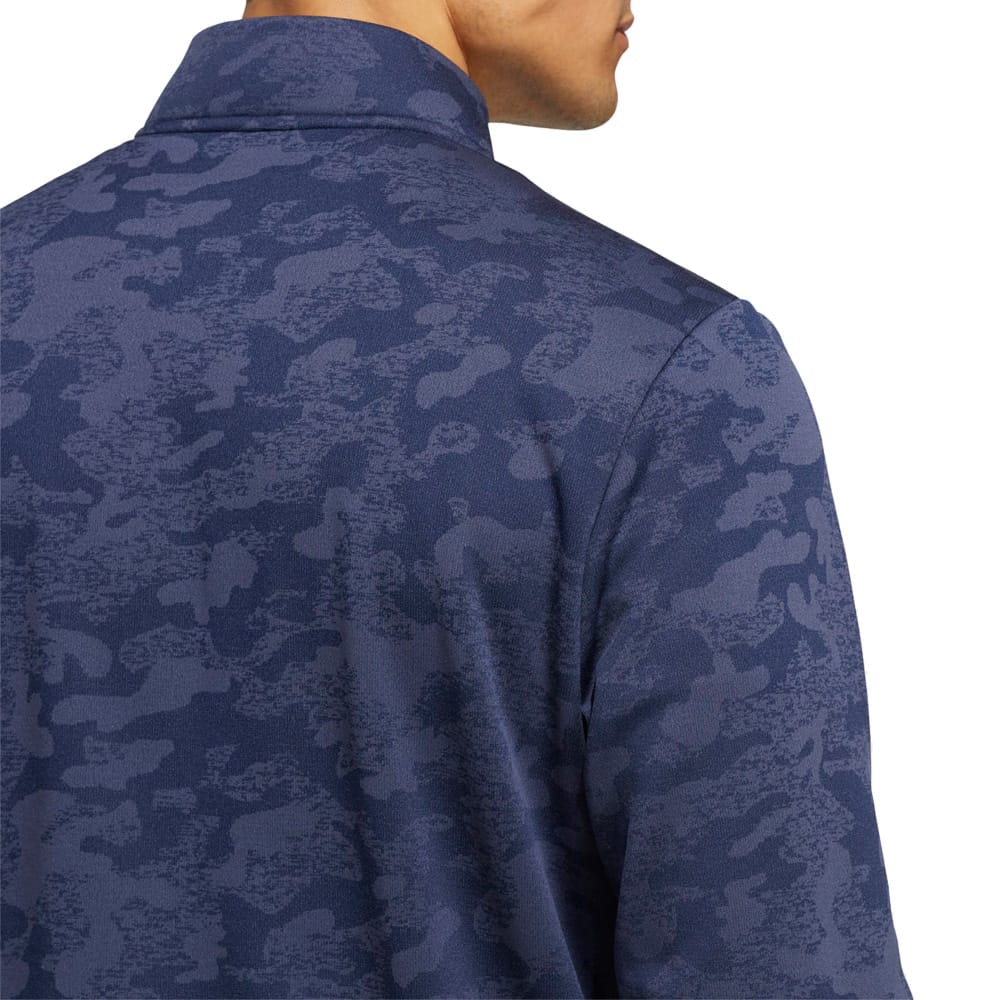 adidas Ultimate365 Durable Water Repellant Quarter-Zip Sweatshirt - Collegiate Navy/Shadow Navy - Image 5