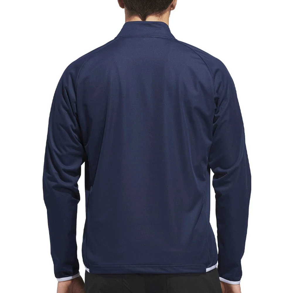 adidas Ultimate365 Durable Water Repellent Wind Quarter-Zip - Collegiate Navy/White/ - Image 2