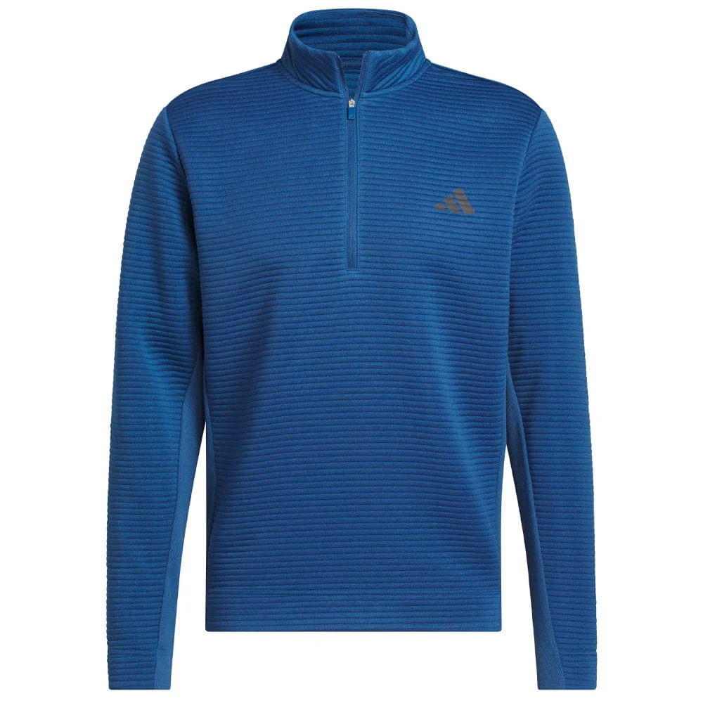 adidas Ultimate365 DWR Textured Quarter Zip Pullover - Dusky Petrol - Image 3