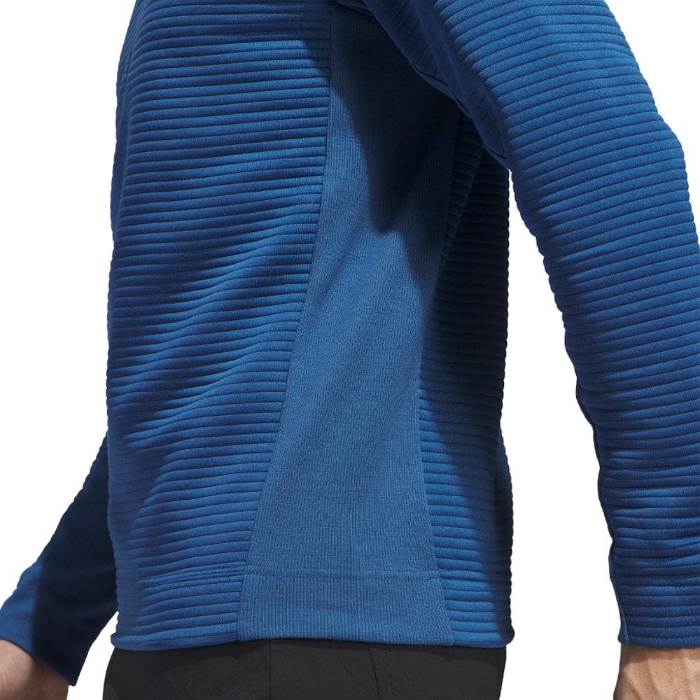 adidas Ultimate365 DWR Textured Quarter Zip Pullover - Dusky Petrol - Image 6