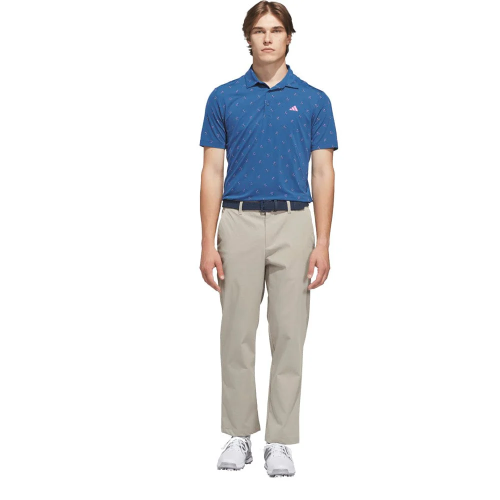adidas Ultimate365 Essence Print Climacool Polo Shirt - Dusky Petrol - Image 6