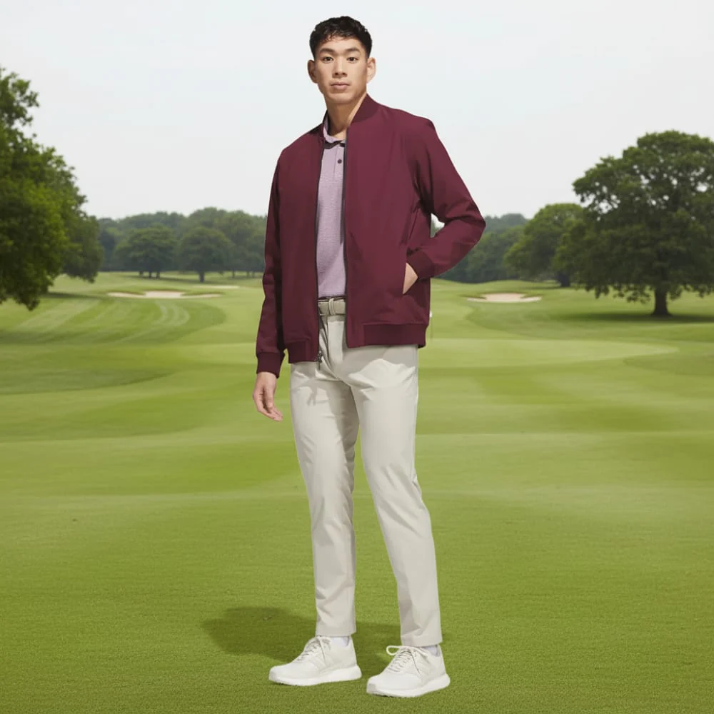 adidas Ultimate365+ Full-Zip Jacket - Maroon - Image 4