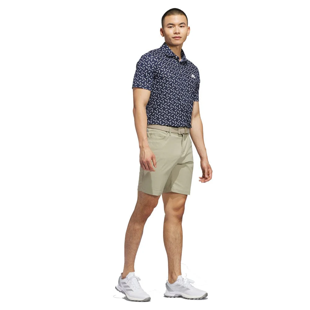adidas Ultimate365 Mesh Print Climacool Polo - Collegiate Navy - Image 5