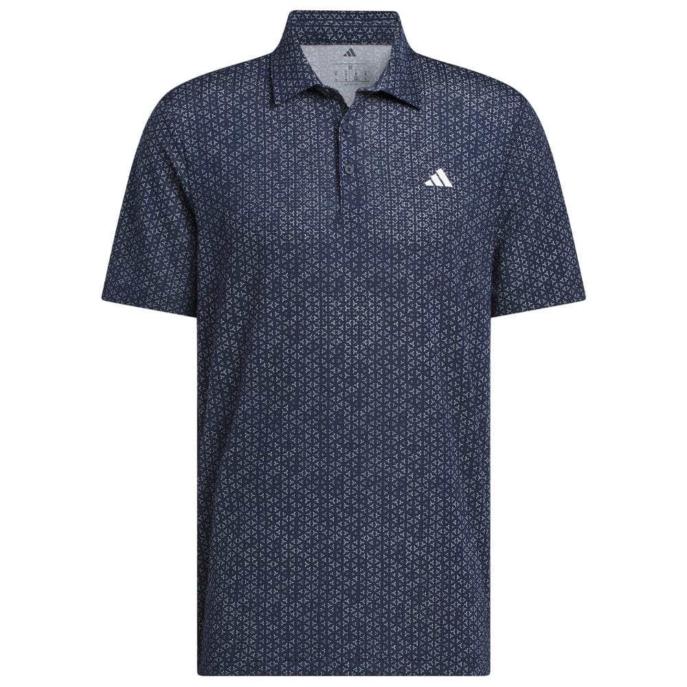 adidas Ultimate365 Mesh Tango Print Climacool Polo Shirt - Collegiate Navy/White - Image 3