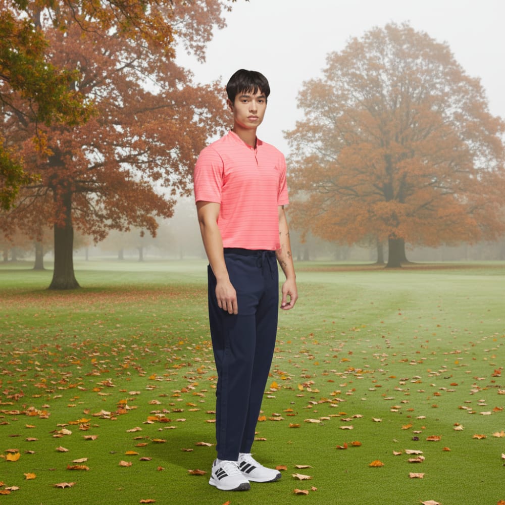 adidas Ultimate365 Sport Collar Polo Shirt - Frozen Turbo/Pure Turbo - Image 4