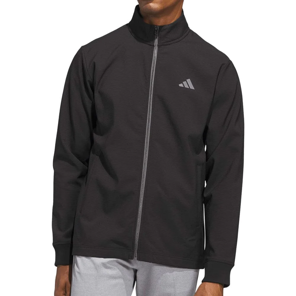 adidas Ultimate365 Textured Woven Full-Zip - Black - Image 2