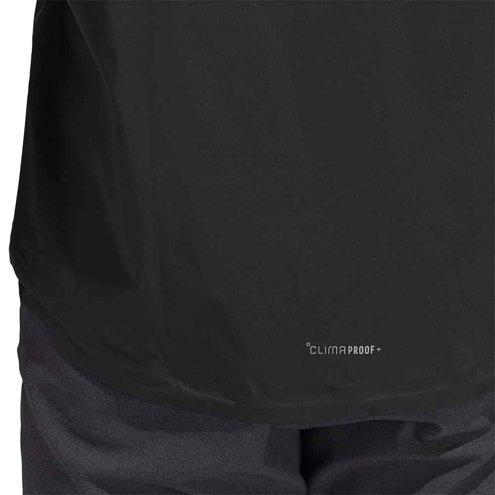 adidas Ultimate365 Tour Climaproof+ Waterproof Half-Zip Rain Suit - Black/Grey One - Image 7