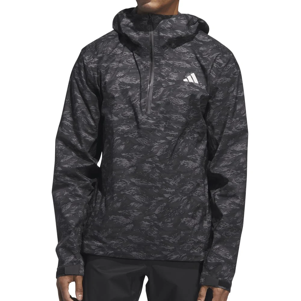 adidas Ultimate365 Tour Climaproof+ Waterproof Parka Rain Suit - Black - Image 5