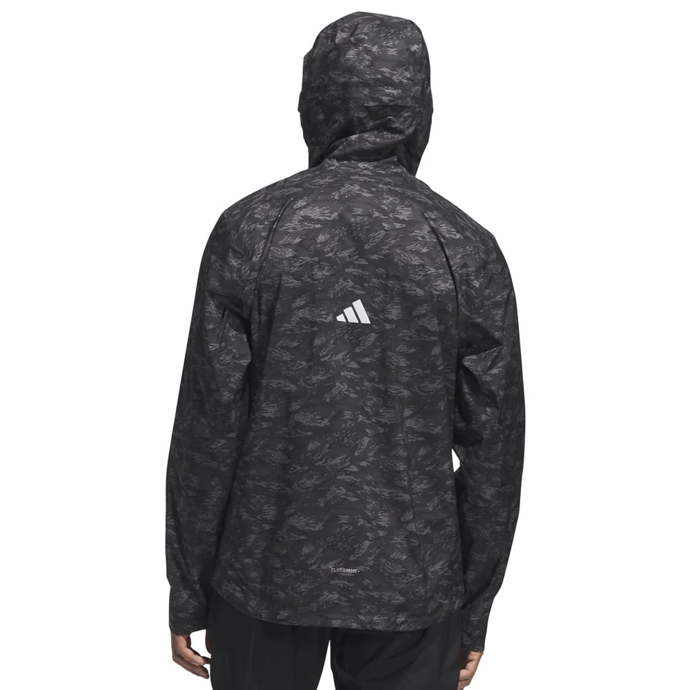 adidas Ultimate365 Tour Climaproof+ Waterproof Parka Rain Suit - Black/Grey One - Image 6