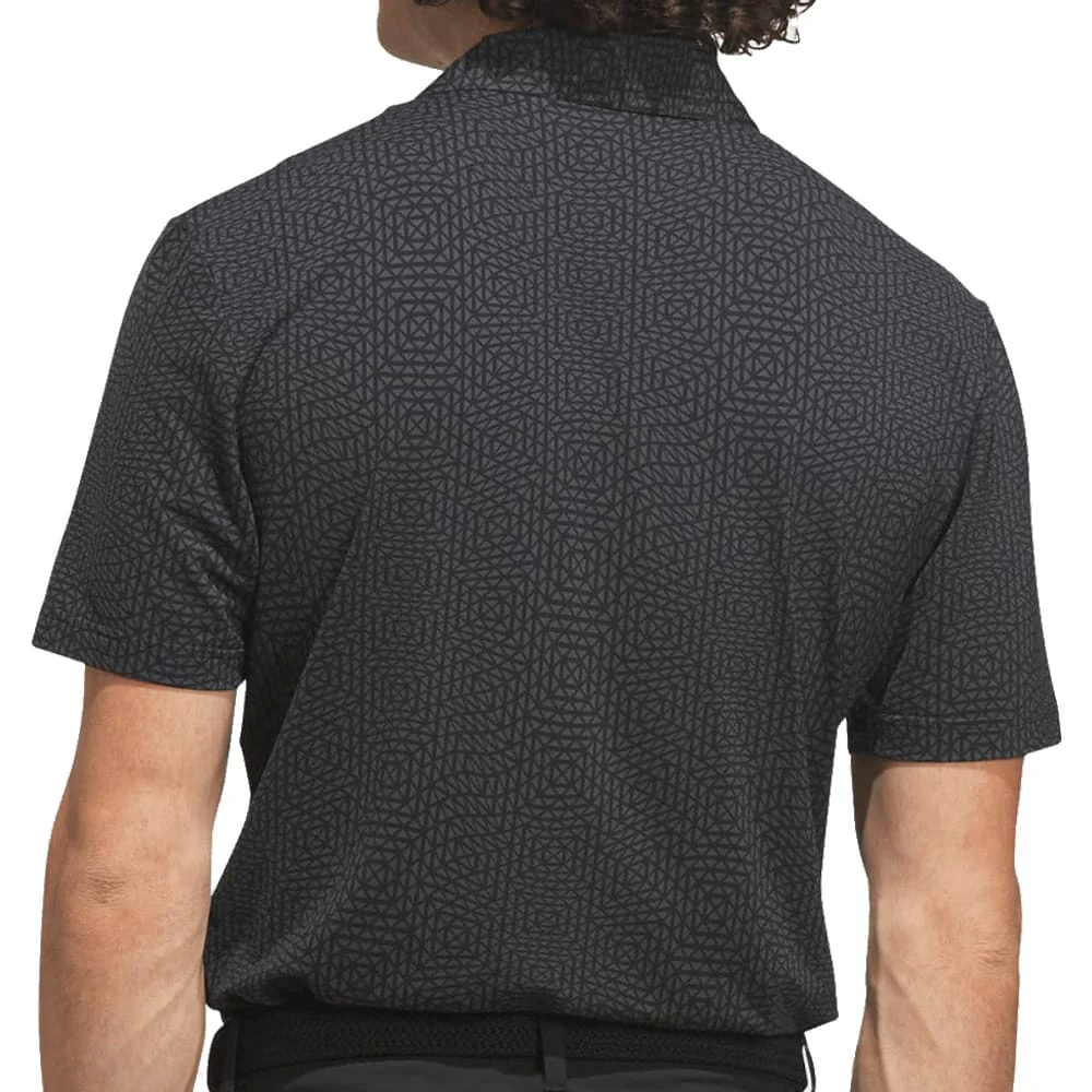 adidas Ultimate365 Tour Cool Feeling Deco Polo Shirt - Black/Night Grey - Image 2