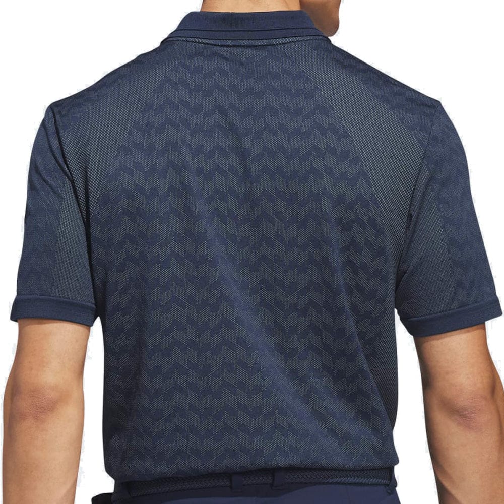 adidas Ultimate365 Tour Seamless Polo Shirt - Collegiate Navy/Wonder Sage - Image 2