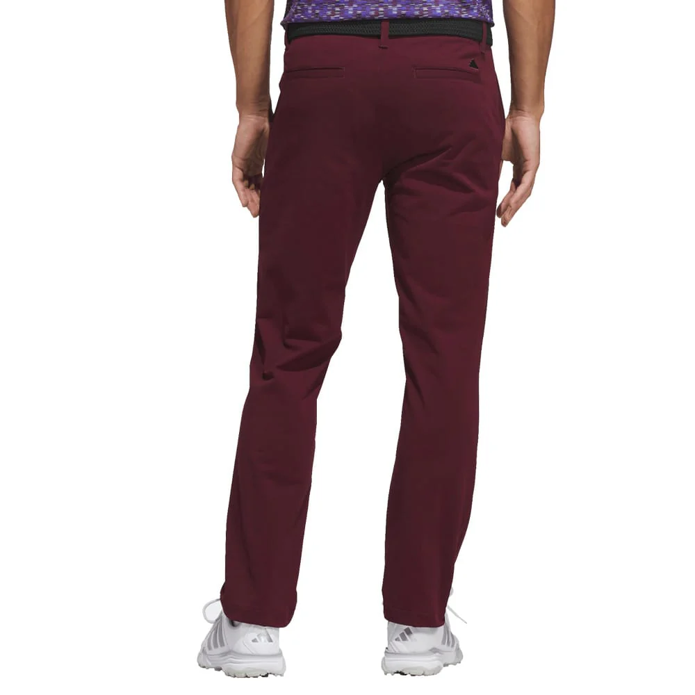 adidas Ultimate365+ Twistknit Climawarm Straight Fit Trousers - Maroon - Image 2
