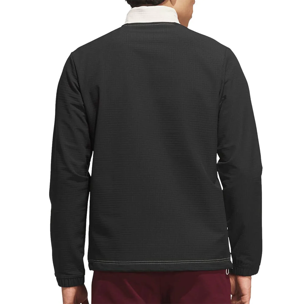 adidas Ultimate365 Wind Woven Full-Zip Sweatshirt - Black/Alumina - Image 2