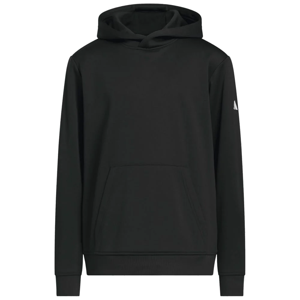 adidas Youth Crestable Climawarm Hoodie - Black