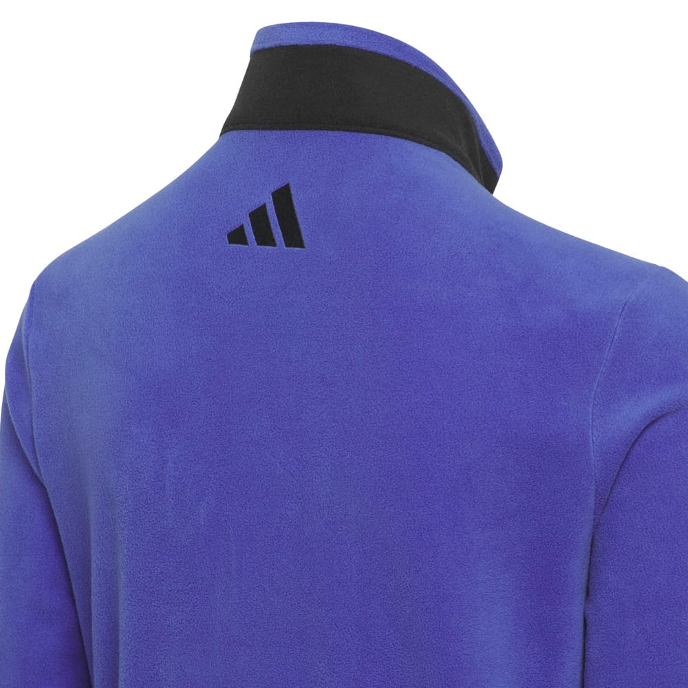 adidas Youth Fleece Jacket - Dual Indigo - Image 4