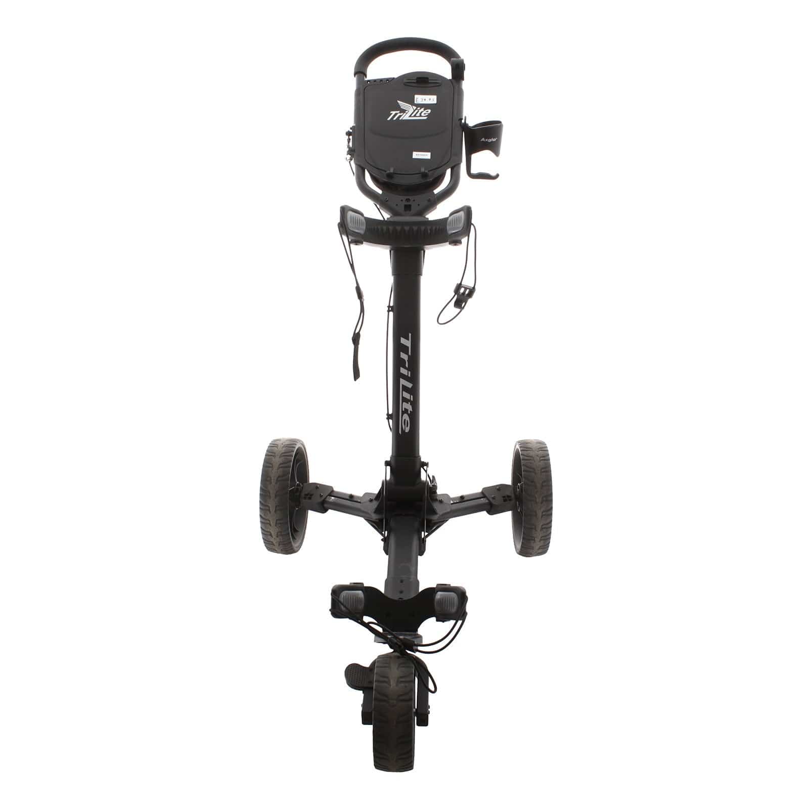 AXGLO TriLite 3-Wheel Push/Pull Trolley - Black - Image 2