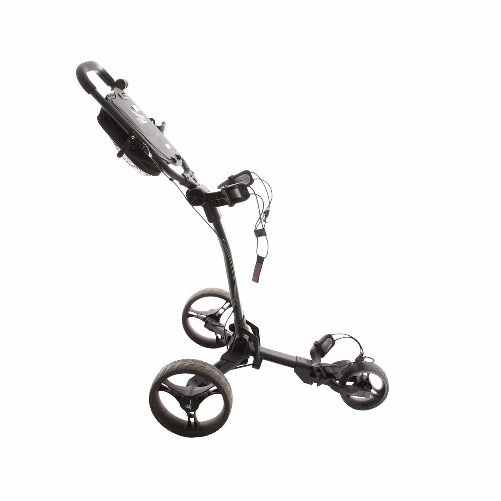 AXGLO TriLite 3-Wheel Push/Pull Trolley - Black - Image 3
