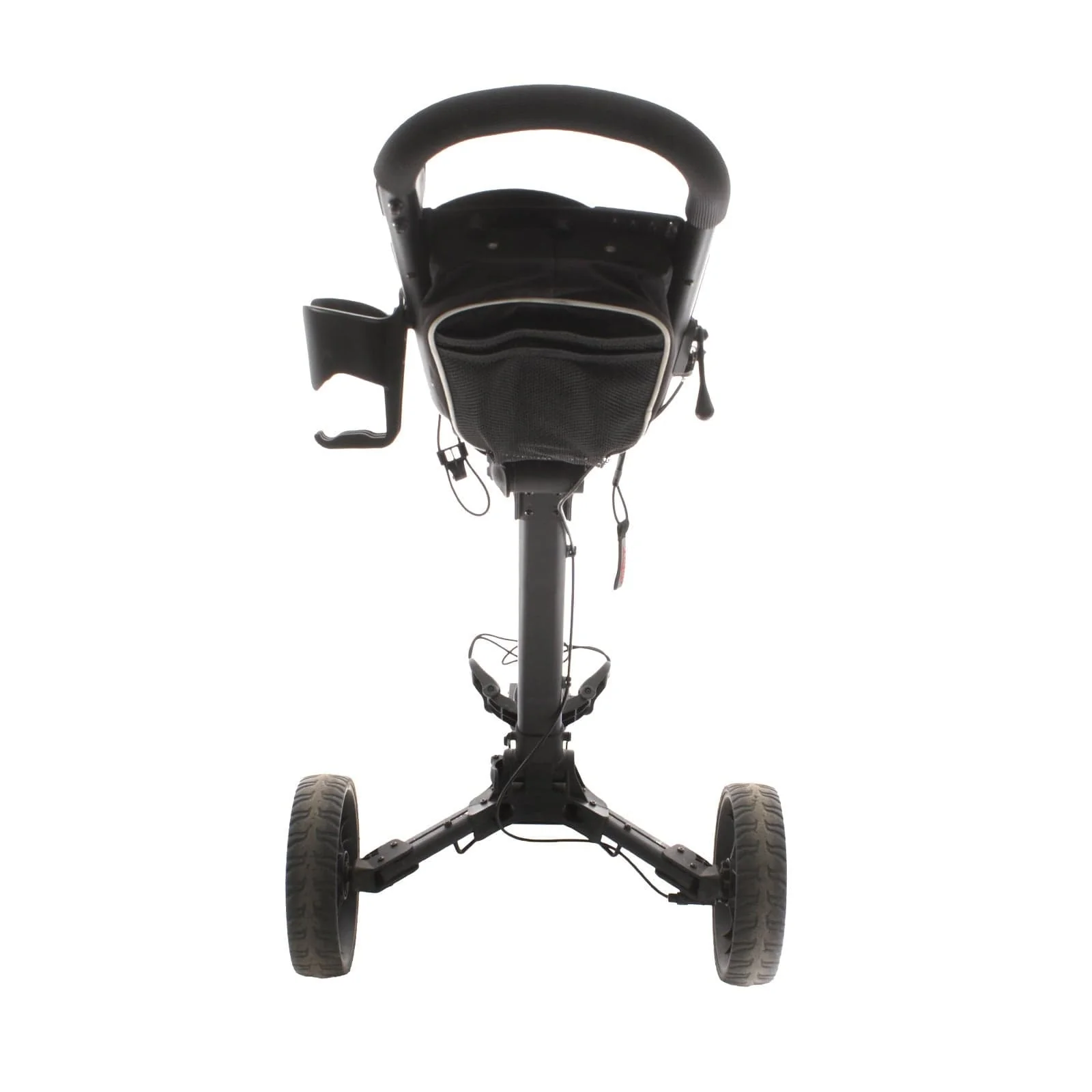 AXGLO TriLite 3-Wheel Push/Pull Trolley - Black - Image 4