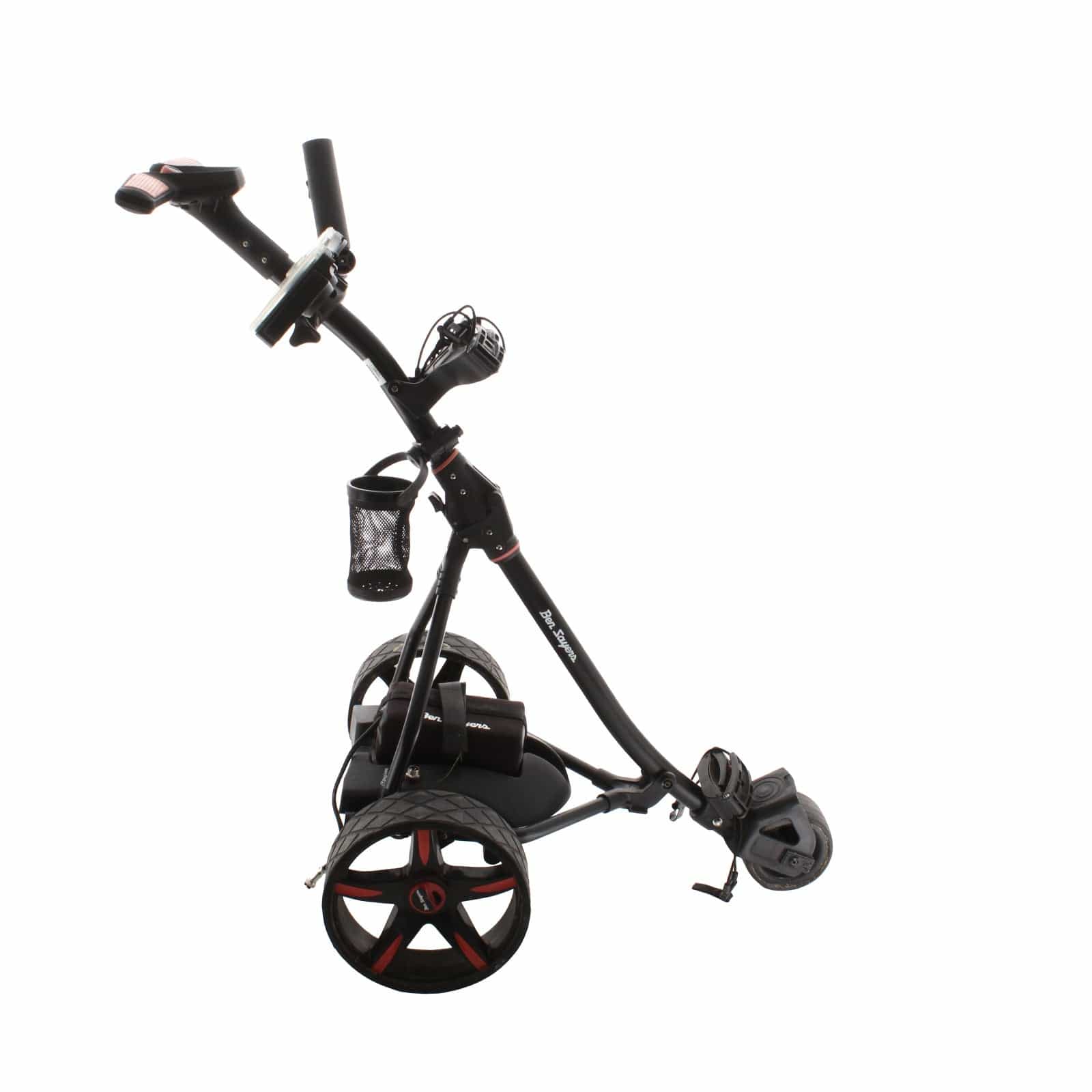 Ben Sayers Ben Sayers 3-Wheel Electric Trolley 18 Hole Lithium - Black - Image 3