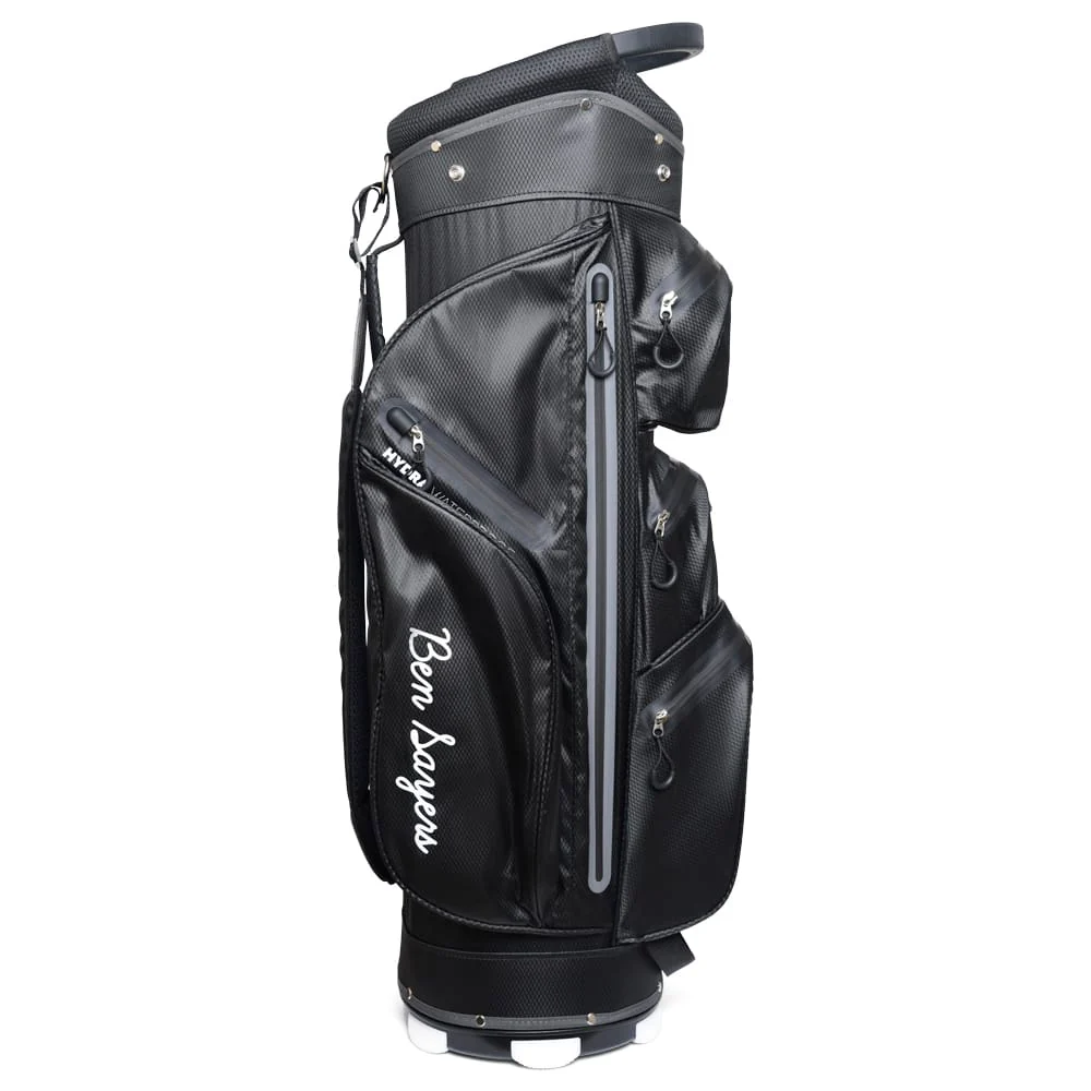 Ben Sayers Hydra Pro Waterproof Cart Bag - Black/Graphite - Image 4