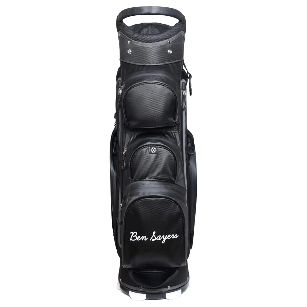 Ben Sayers Hydra Pro Waterproof Cart Bag - Black/Graphite - Image 5
