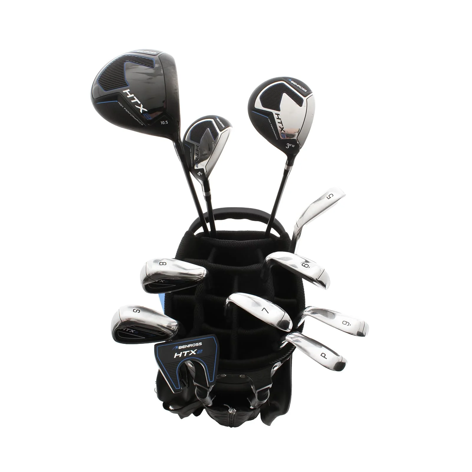 Benross HTX2 Steel/Graphite Mens Right Hand Package Set Regular - Benross - Image 2